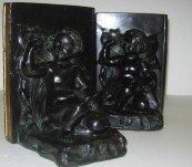 Cherub & Butterfly Bookends by Ronson c1924