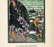 La Leçon de Natation – Gazette du Bon Ton – Brissaud – 1921