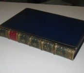 Poems by Charles Kingsley – 1884 – Superb Fine Binding Deep Blue Leather