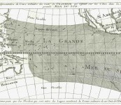 Map of the Pacific Ocean – 1747 Cartographer – Bellin