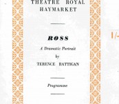 Scarce Lawrence of Arabia Memorabilia  – Ross … A Dramatic Portrait – 1960 Theatre Royal London
