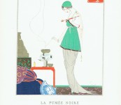 La Fumee Noire – Gazette du Bon Ton Pochoir – Strimple – 1914