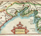 Map of Bengal – Petrus Bertius – 1602