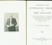 Glimpses of the Australian Colonies  and New Zealand – Captain Barry – First edition 1903
