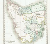 Van Dieman’s Land –  Cartographer John Dower – 1836