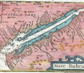 Mare Rubrum (The Red Sea) – Petrus Bertius -1602