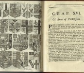 An Essay on the Ancient and Modern Use of Armories; Shewing Their Origin, Definition, and Division of them into their several Species. The Method of Composing them, and Marshalling many Coats together in one Shield. Alexander Nisbet – First Edition 1718 – Nice Item