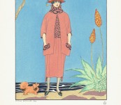 A Palm Beach – Original Pochoir by George Barbier – Gazette du Bon Ton -1921