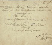 Early Manuscript – Harpsichord or Piano Arrangement of Hayden’s Seven Last Words from the Cross 1808/9