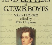 G.T.W.B. Boyes – Diaries and Letters (Vol 1 1820-1832) – edited by Peter Chapman