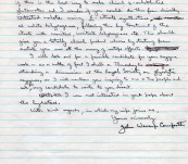 Australian Born Nobel Prize Winner in Chemistry – [Sir] John Warcup Cornforth – Signed manuscript letter