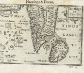 Narzinge and Ceylon  Petrus Bertius – Published 1610