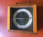 Scientific Instrument – Measuring magnetic field produced by an electrical current against the Earth’s magnetic field (compass) – Flemings Right Hand Rule etc – likely Philip Harris c 1930.