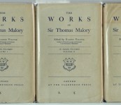 The Works of Sir Thomas Malory- 3 Volumes Complete – edited Eugene Vinaver – First Edition Oxford 1947.