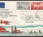 Commemorating the First Transantarctic Crossing 1957-8 – Fuchs and Hillary.