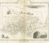 Map of Victoria or Port Phillip – 1851 John Tallis