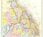 Map of Colony of Queensland 1895