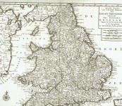 Map of England – Isaak Tirion – 1730