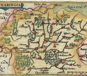 The Region of Lorraine (Lotharingia) France – Petrus Bertius – Published 1603