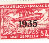 Graf Zeppelin Stamp Set – Paraguay 1935