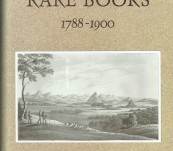 Australian Rare Books 1788-1900 – Jonathan Wantrup.