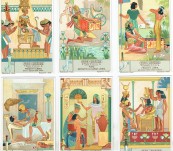 Egyptian (Isis and Osiris) Trade Cards – 1920’s