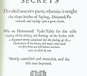 The Seamans Secrets (1633) – John Davis – Fine Facsimile from John Carter Brown University – 1992