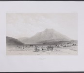 Bridge-Water – with Mount Direction Behind – Hobart, Tasmania -1840