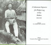 A Solomons Sojourn: J.E. Philp’s Log of the Makira 1912-1913