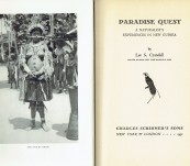 Paradise Quest – A Naturalist’s Experiences in New Guinea – Lee Crandall – First Edition 1931