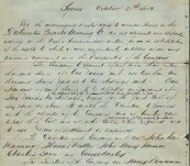Dalmorton Quartz Mining Co [NewSouth Wales] – Original Manuscript Record of Formation and Original Share Issue – 21st October 1872