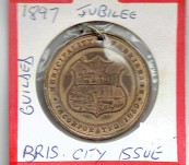 Brisbane City Medal Celebrating Queen Victoria’s Diamond Jubilee 1897