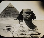 Early Image of the Sphinx and Pyramid of Khafre at Giza