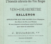 French Wine – Booklet on Instruments for the Examination of Red Wine Colour – J. Dujardin -1902