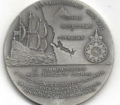 Abel Tasman Medal – 350th Anniversary of the Discovering of the West Coast of Tasmania 1642-1992 [Large Version]