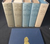 The Journals and Life of Captain James Cook complete in Five Volumes with Addendum and Portfolio of Charts and Views – J [John] C Beaglehole [and Skelton] – The Hakluyt Edition