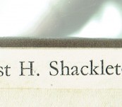 Books and Persons – Being Comments on a Past Epoch 1908-1911 – Arnold Bennett. {Ernest H. Shackleton book label – warning see below]