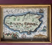 Original 400 plus Year of Map of Tercera [The island of Terceira in the Azores] – Petrus Bertius – 1616